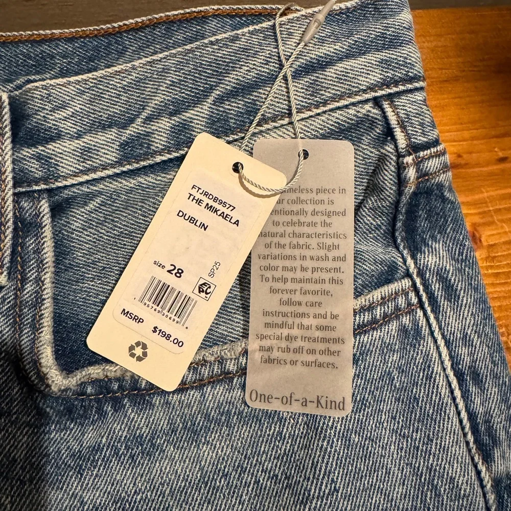 Favorite Daughter Denim The Mikaela Low Slung Long Slim Straight NWT - Picture 10 of 16